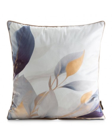 Poszewka velvet 45x45 Velvet 173 biała/złota Eurofirany