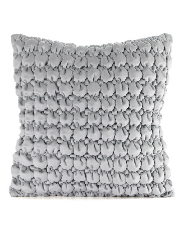 Poszewka velvet 45x45 Velvet 193B srebrna Eurofirany