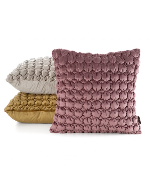 Poszewka velvet 45x45 Velvet 193D ciemnoróżowa Eurofirany