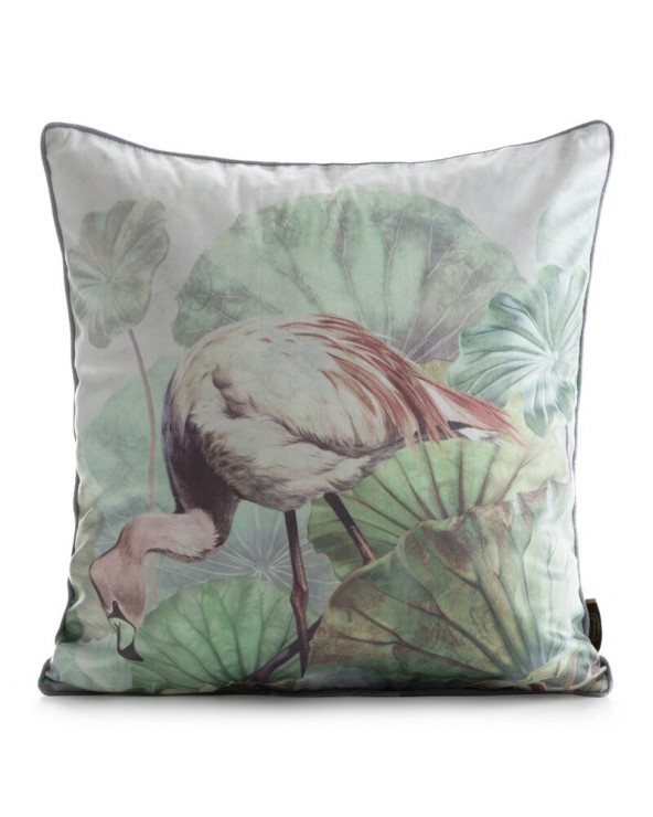 Poszewka velvet 45x45 Velvet 195 zielona/pudrowa Eurofirany