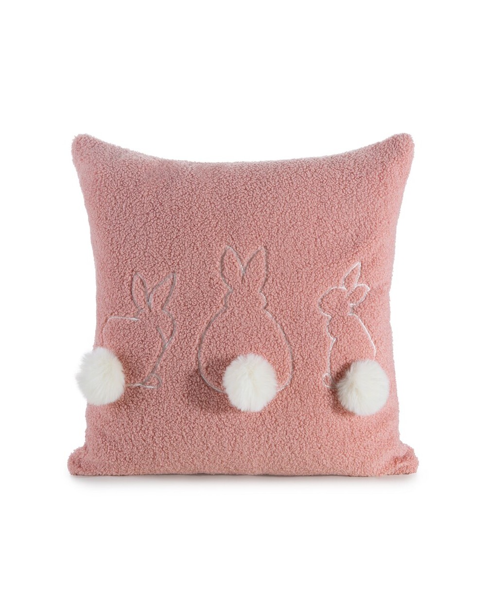 Poszewka wielkanocna 45x45 Wiosna 53 pudrowa/biała Eurofirany