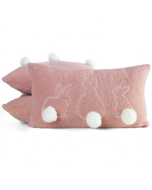 Poszewka wielkanocna 30x50 Wiosna 54 pudrowa/biała Eurofirany