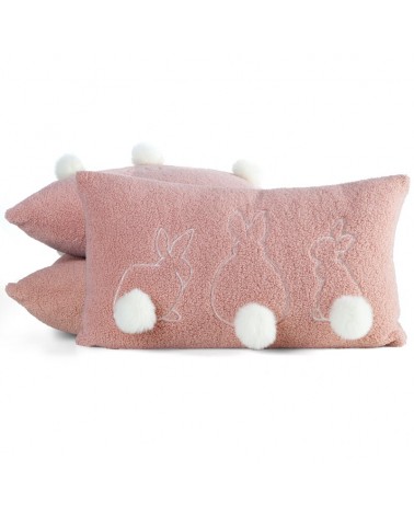 Poszewka wielkanocna 30x50 Wiosna 54 pudrowa/biała Eurofirany