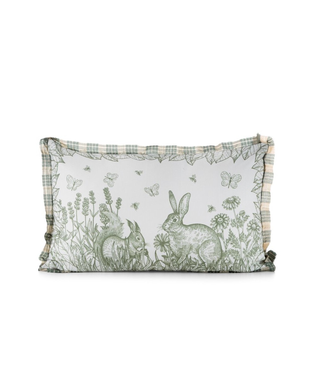 Poszewka wielkanocna 30x50 Wiosna 60 kremowa/zielona Eurofirany