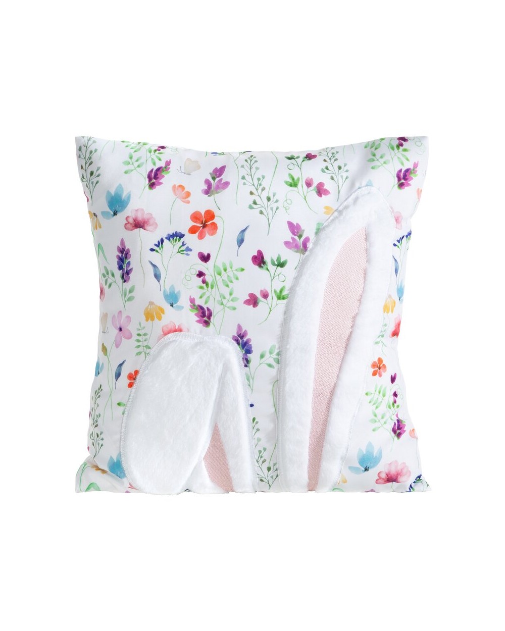 Poszewka wielkanocna 45x45 Wiosna 64 biała/pudrowa Eurofirany