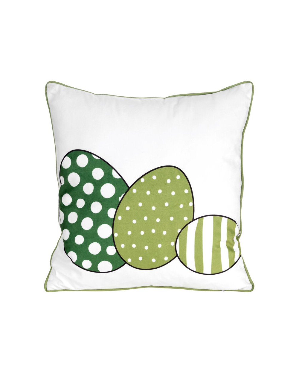 Poszewka wielkanocna velvet 45x45 Wiosna zielona 3 Eurofirany