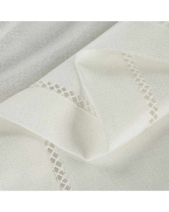 Obrus z mereżką 145x350 Emily biały Eurofirany