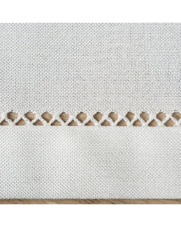 Bieżnik z mereżką 40x140 Emily biały Eurofirany