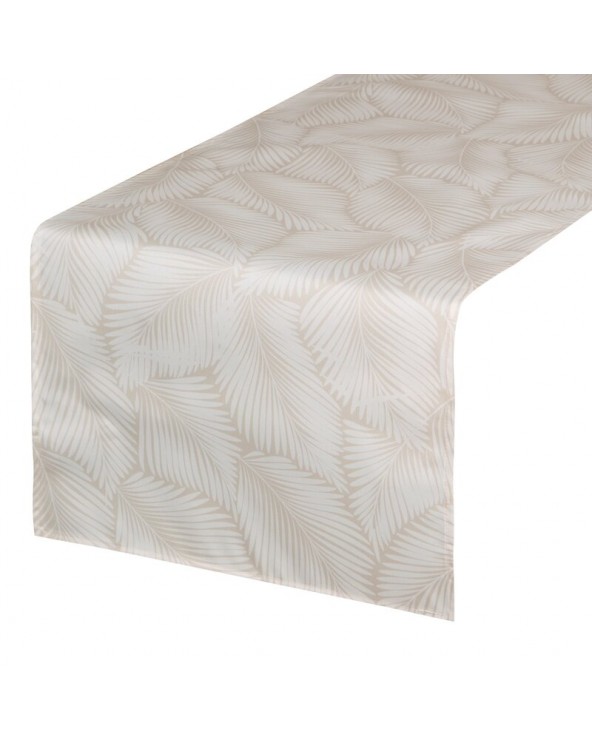 Bieżnik ogrodowy wodoodporny 40x140 Garden 11B beżowy/biały Eurofirany