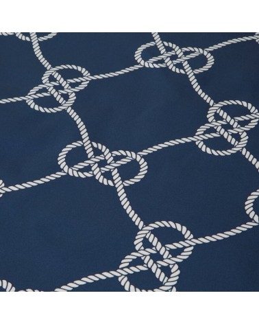 Obrus ogrodowy wodoodporny 140x220 Garden 15G granatowy/biały Eurofirany