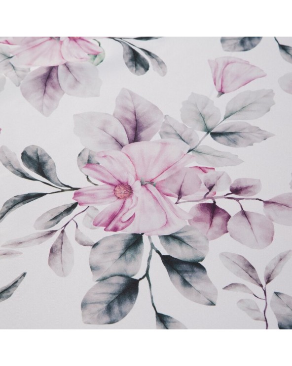 Obrus ogrodowy wodoodporny 85x85 Garden 30D biały/różowy Eurofirany