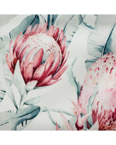 Obrus ogrodowy wodoodporny 140x220 Garden 32G biały/niebieski Eurofirany