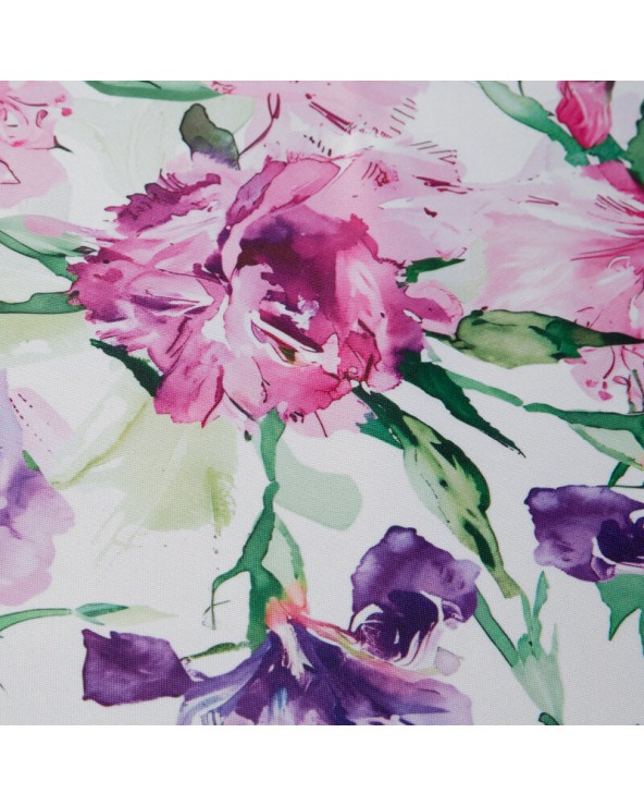 Obrus ogrodowy wodoodporny 140x220 Garden 34G różowy/fioletowy Eurofirany