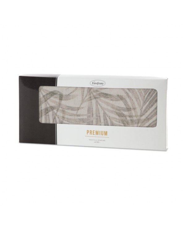 Bieżnik z lnem 40x140 Ines beżowy Eurofirany