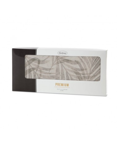 Bieżnik z lnem 40x140 Ines beżowy Eurofirany