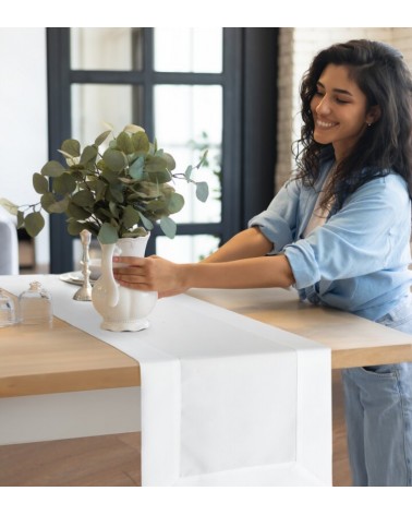 Bieżnik 40x180 Lucy biały Eurofirany