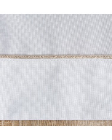 Obrus 145x260 Madele biały/złoty Eurofirany