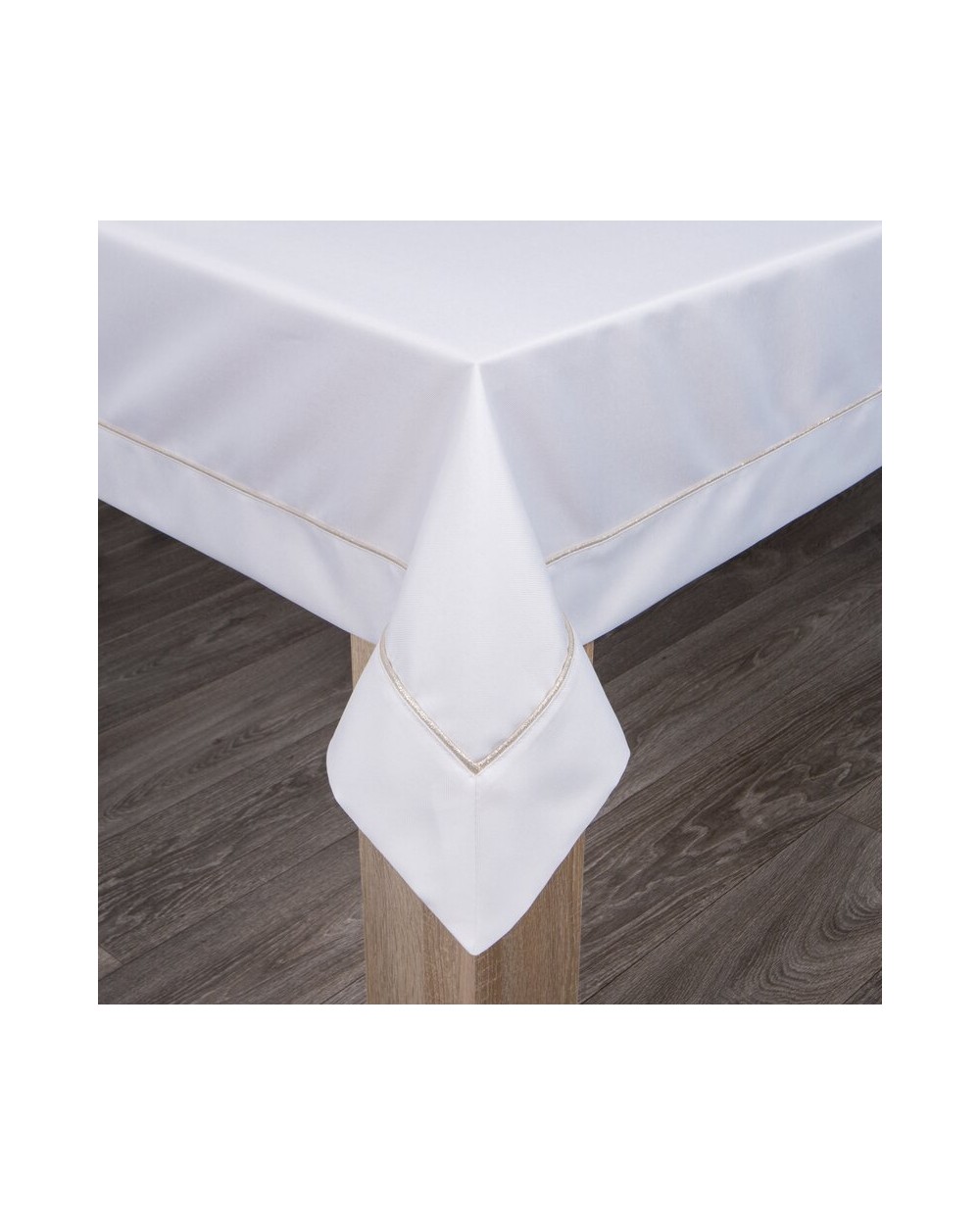 Obrus 145x300 Madele białyzłoty Eurofirany