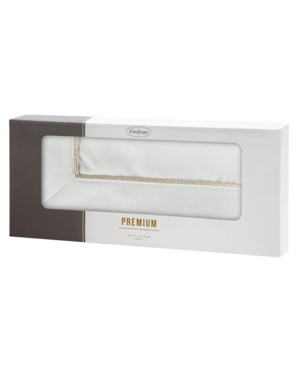 Bieżnik 40x180 Madele biały/złoty Eurofirany