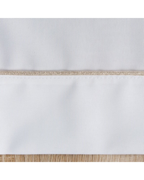 Bieżnik 40x180 Madele biały/złoty Eurofirany