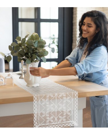 Bieżnik 40x140 Martha biały Eurofirany