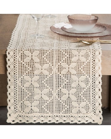 Bieżnik 40x180 Martha jasnobeżowy Eurofirany