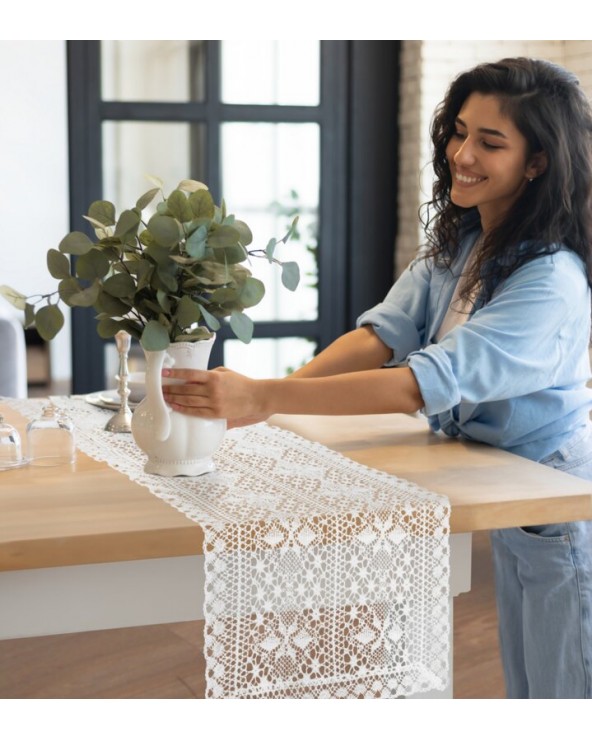 Bieżnik 40x180 Mary biały Eurofirany