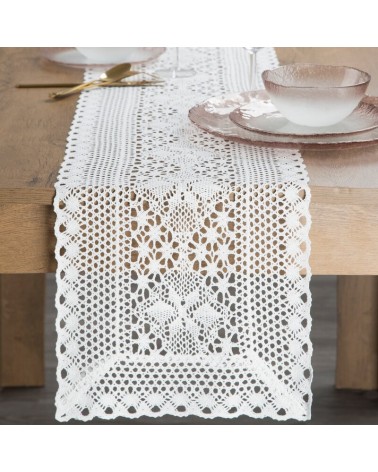 Bieżnik 32x140 Meggy biały Eurofirany