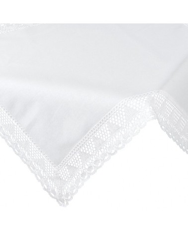 Obrus z koronką 85x85 Nataly biały Eurofirany
