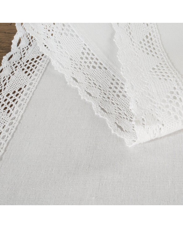 Obrus z koronką 85x85 Nataly biały Eurofirany