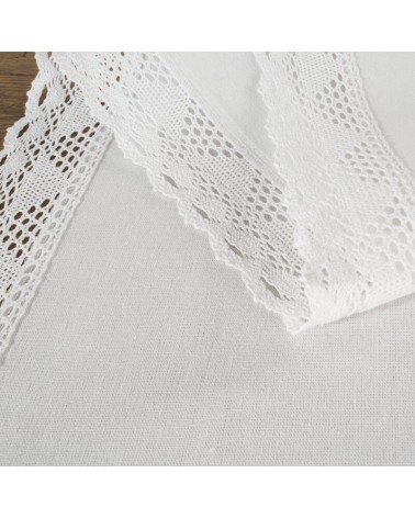 Obrus z koronką 85x85 Nataly biały Eurofirany
