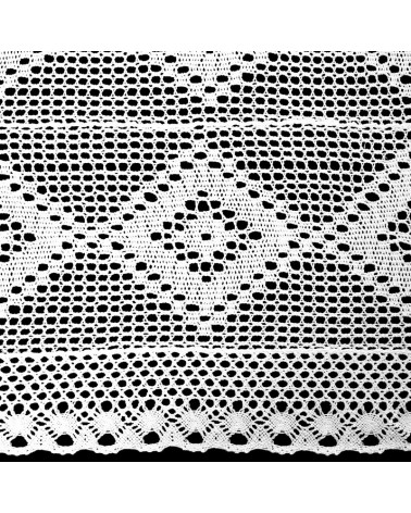 Obrus ażurowy 85x85 Olivia biały Eurofirany