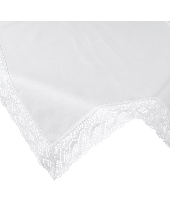Obrus z koronką 85x85 Susan biały Eurofirany