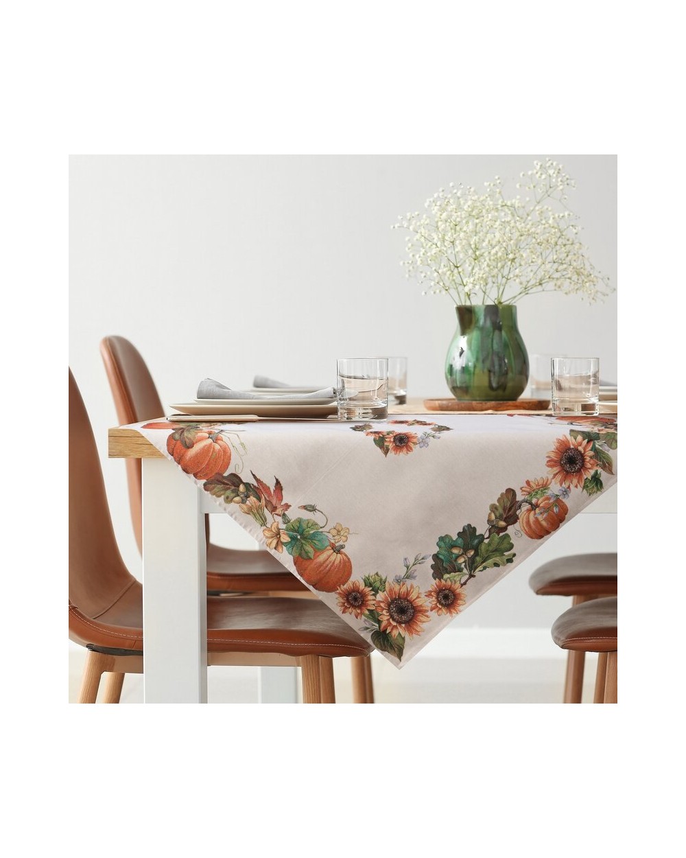 Obrus 100x100 1220 naturalny Eurofirany