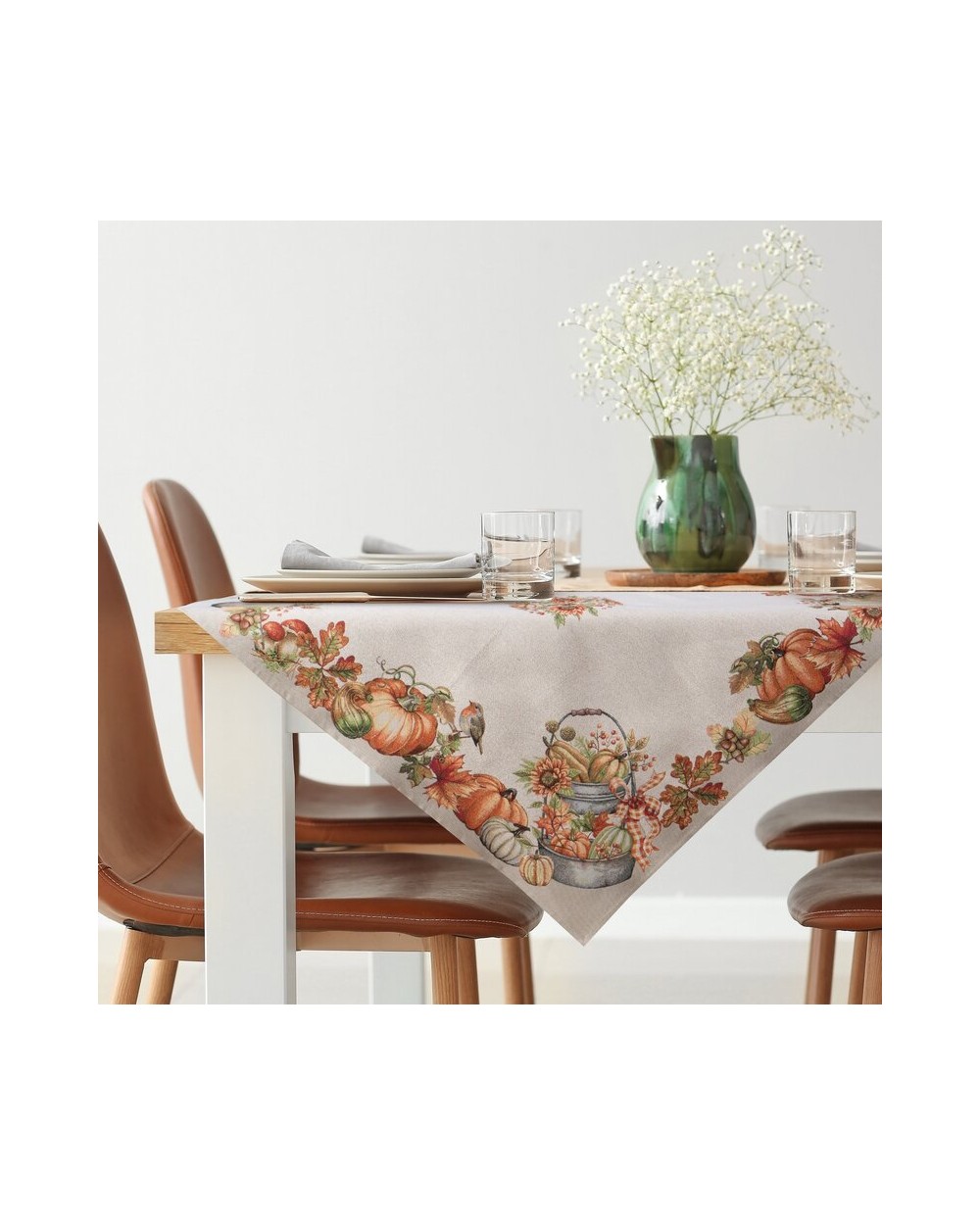 Obrus 140x180 1223 naturalny Eurofirany