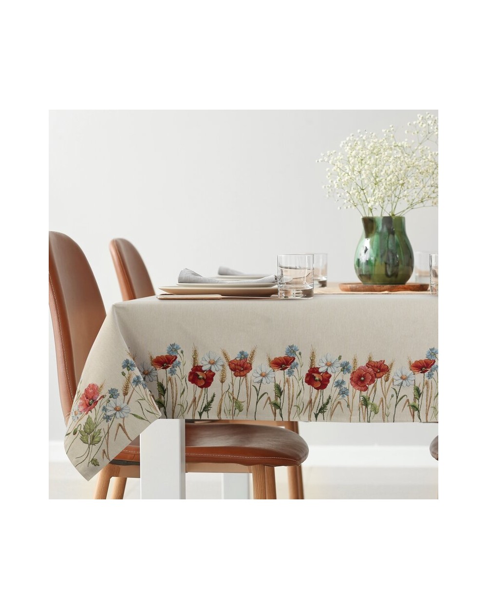 Obrus 140x180 1306 naturalny Eurofirany