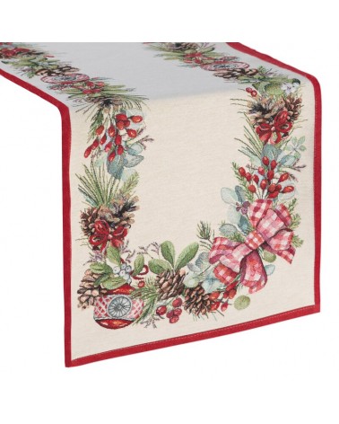 Bieżnik świąteczny 40x100 1320 Eurofirany