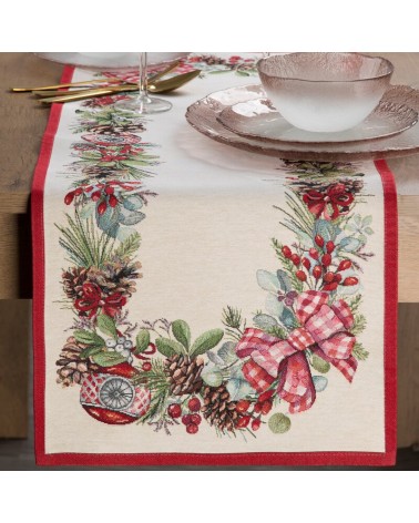 Bieżnik świąteczny 45x140 1320 Eurofirany