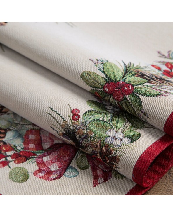 Bieżnik świąteczny 45x140 1320 Eurofirany