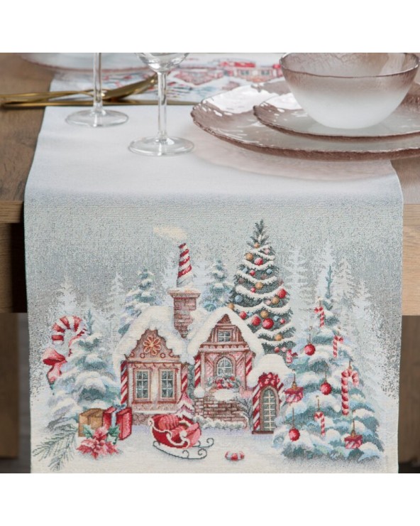 Bieżnik świąteczny 40x100 137 Eurofirany