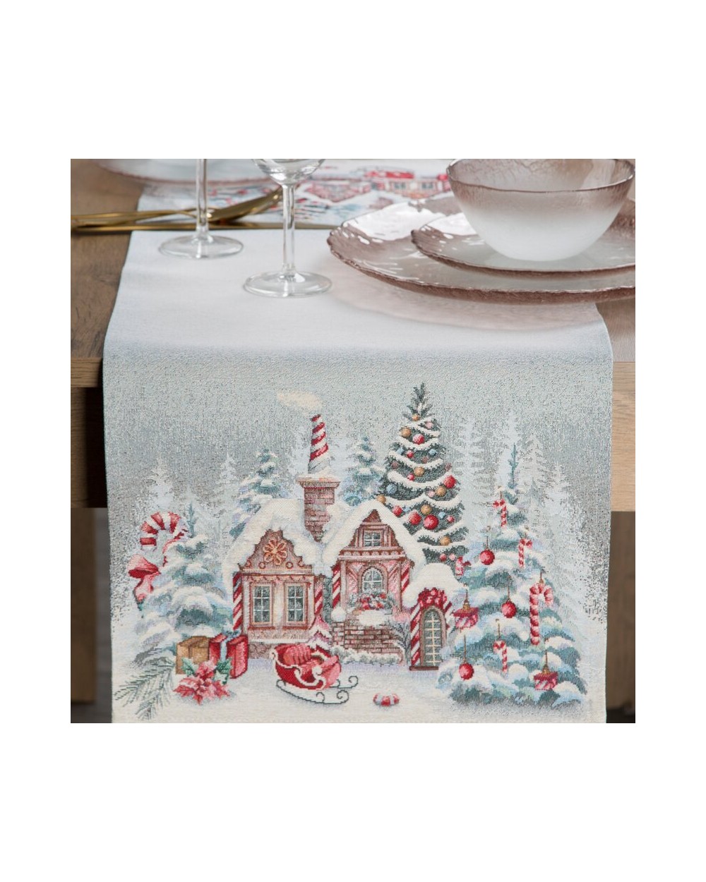 Bieżnik świąteczny 40x100 137 Eurofirany