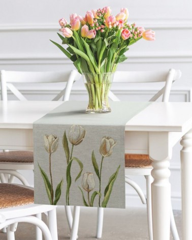 Bieżnik 45x140 4041 popielaty Eurofirany