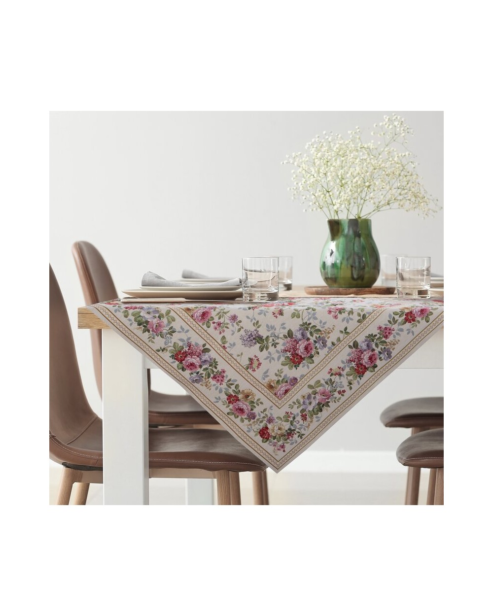 Obrus 100x100 4088 naturalny Eurofirany