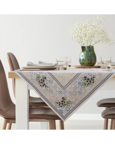 Obrus 100x100 4094 naturalny Eurofirany