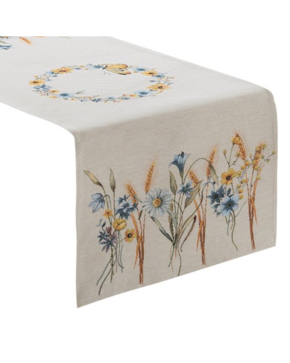 Obrus 45x140 61 naturalny Eurofirany