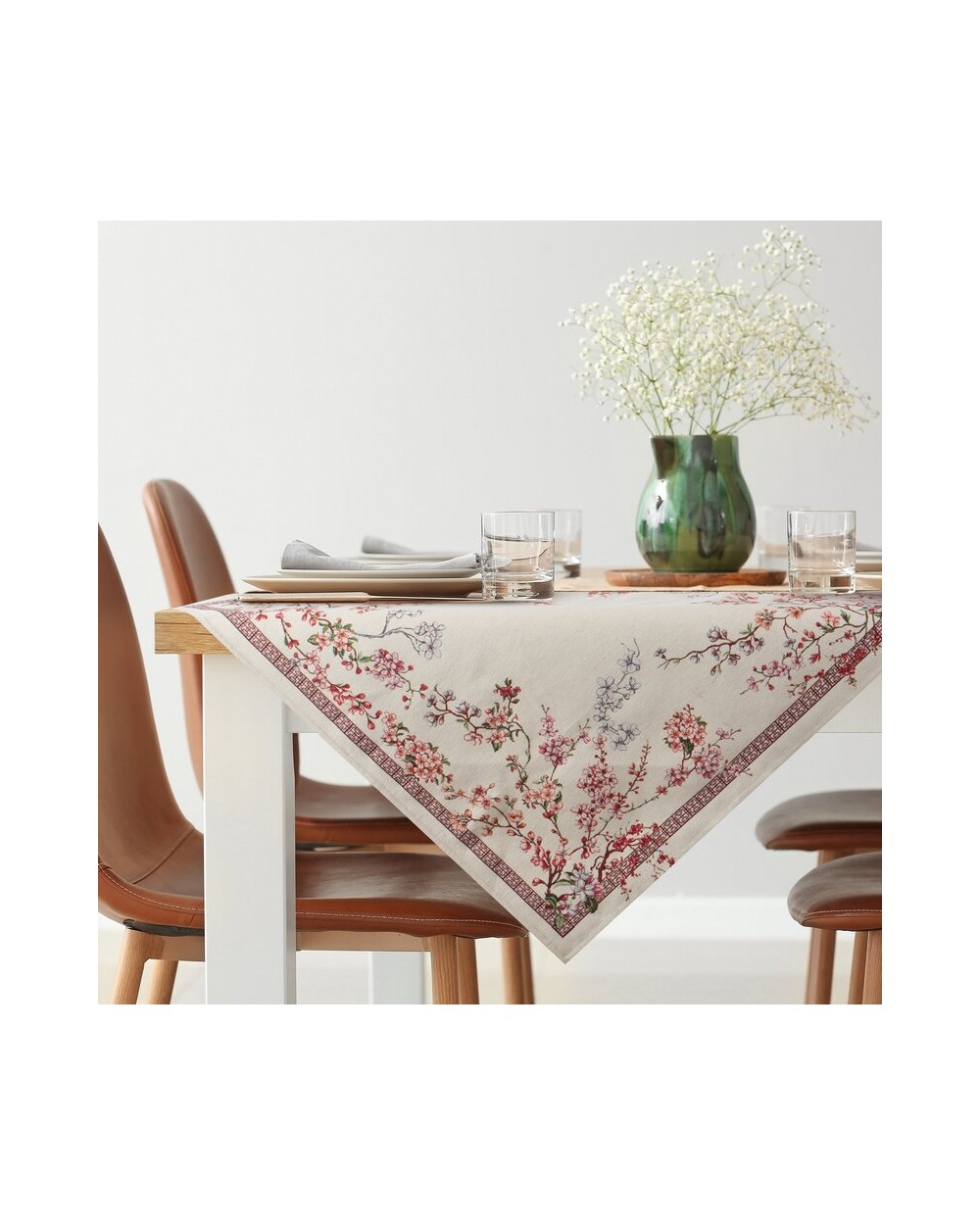 Obrus 140x180 Thai różowy Eurofirany