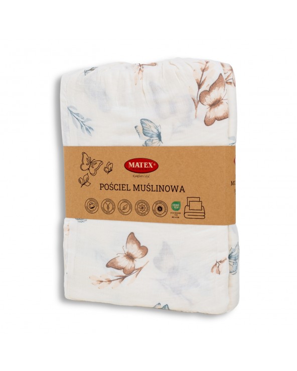 Pościel muślinowa 160x200 + 2x70x80 TM0381_03 Matex