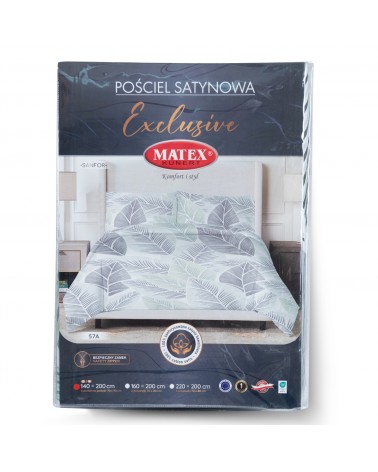 Pościel satyna bawełniana 160x200 + 2x70x80 Exclusive TM0206_57A Matex