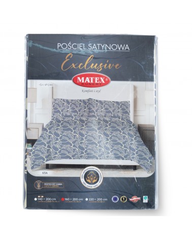 Pościel satyna bawełniana 160x200 + 2x70x80 Exclusive TM0206_63A Matex