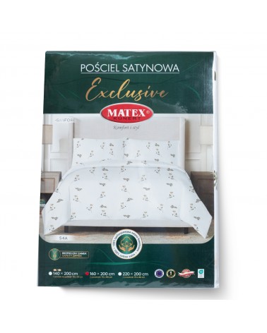 Pościel satyna bawełniana 200x220 + 2x70x80 Exclusive TM0212_54A Matex